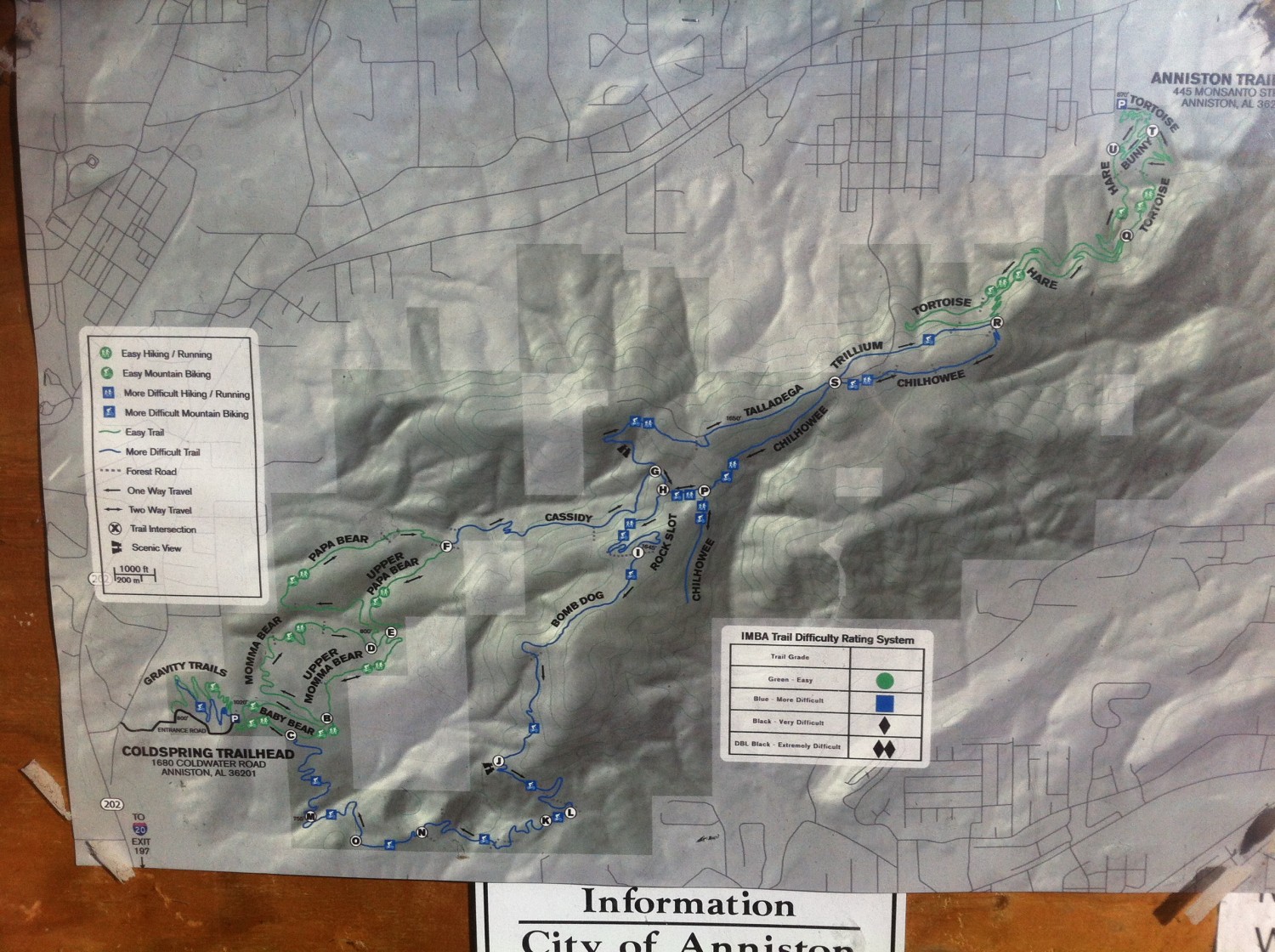 Coldsprings Flow Trails Map